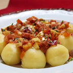 Nhoque Recheado Presunto e Queijo